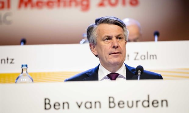 Ben van Beurden, the CEO of Royal Dutch Shell