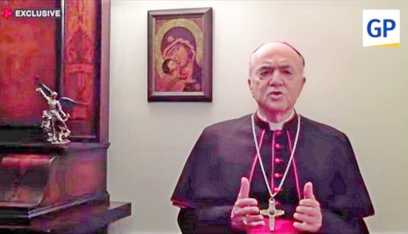 Erkebiskop Viganò oppfordrer troende mennesker til å forene seg i en «VERDENSKRIG» mot den «nye verdensorden»