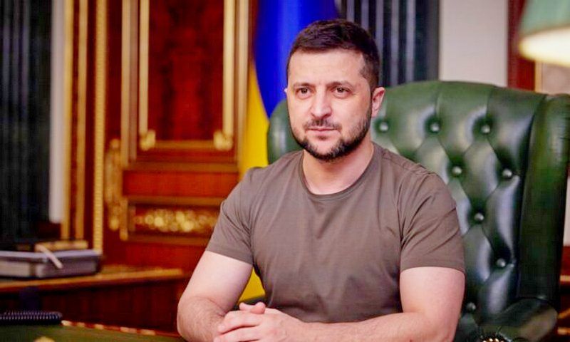 Ukrainian President Volodymyr Zelenskyy is seen in a photo provided by the President’s Office on March 25, 2022. (Office of the President of Ukraine)