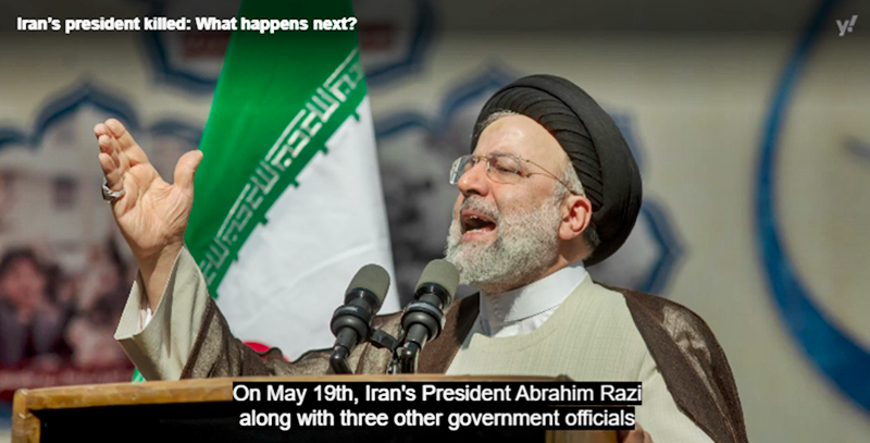 Iran's president and foreign minister die in helicopter crash at moment of high tensions in Mideast