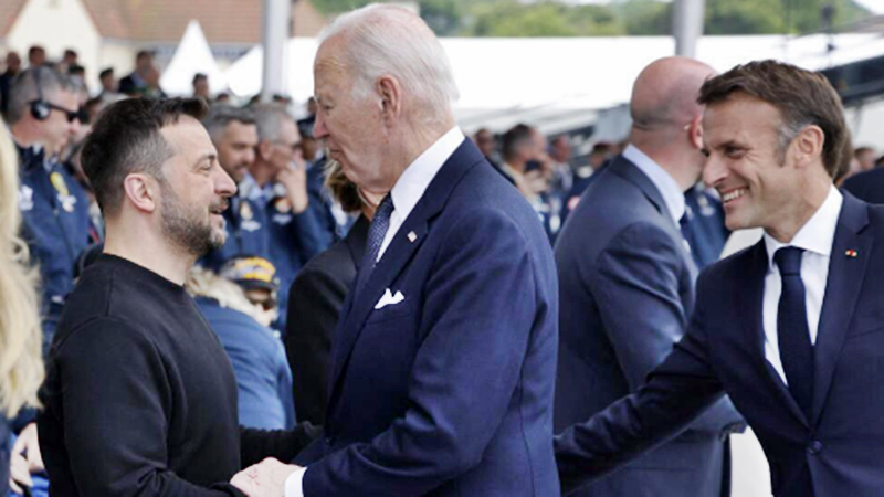 Biden, Leader Of The Free World Apologizes To Zelensky While Handing Him Another Check