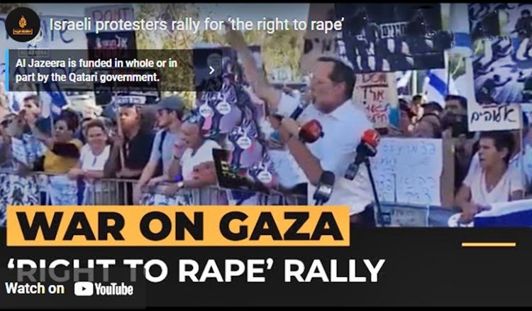 Israeli Rapists and the Depravity of the Zionist Mind