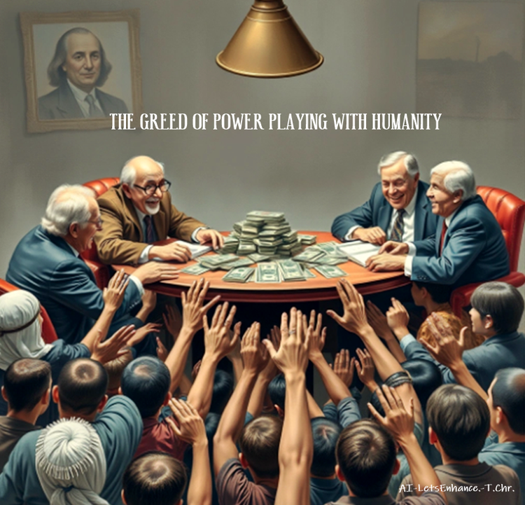 THE GREED OF POWER PLAYING WITH HUMANITY