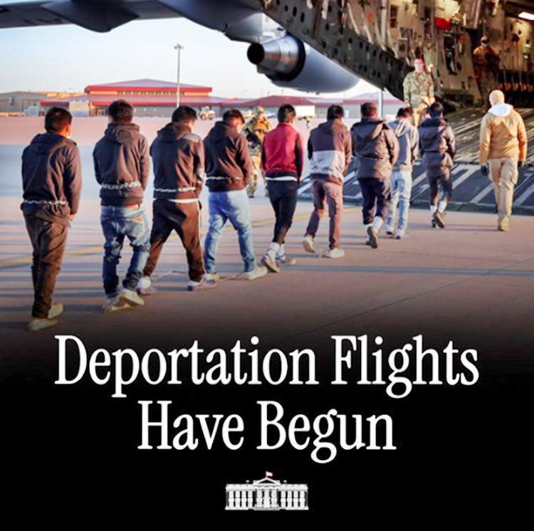 "Deportation Flights Begin": White House Announces First Jumbo Jet Of Illegals Departs America