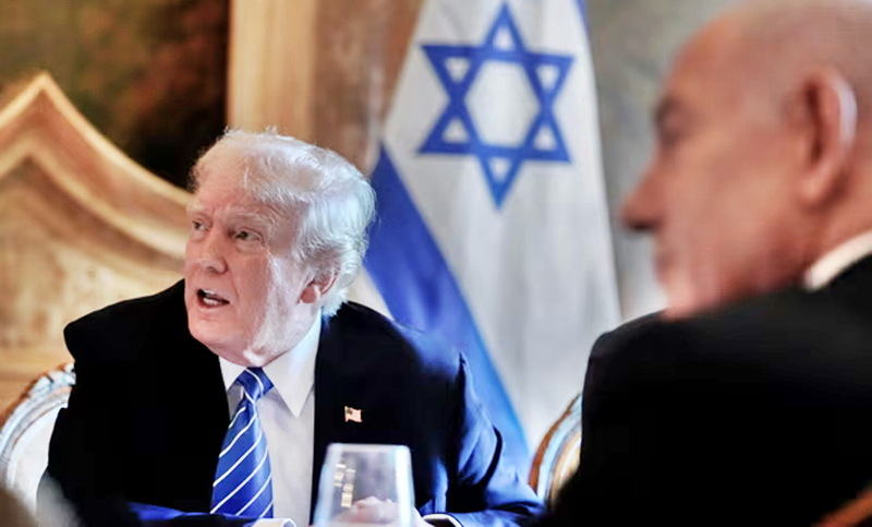 Trump suggests Palestinians leave Gaza and ‘we just clean out’ territory