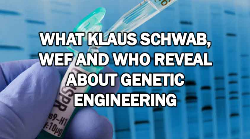 WHAT KLAUS SCHWAB, WEF, AND WHO REVEAL ABOUT GENETIC ENGINEERING