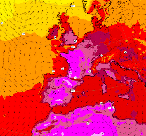 "Heat Apocalypse" Blasts Europe As the UK And France Brace For Hottest Days On Record