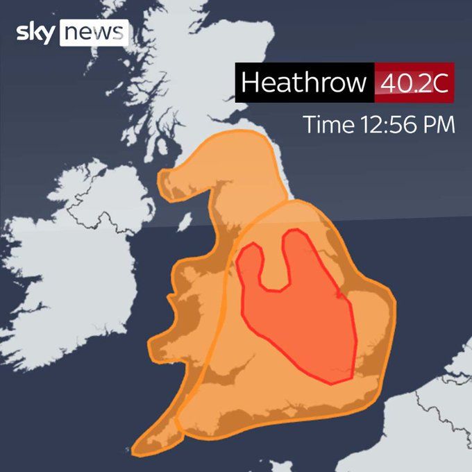 UK Records Hottest Day Ever Amid Heat Apocalypse