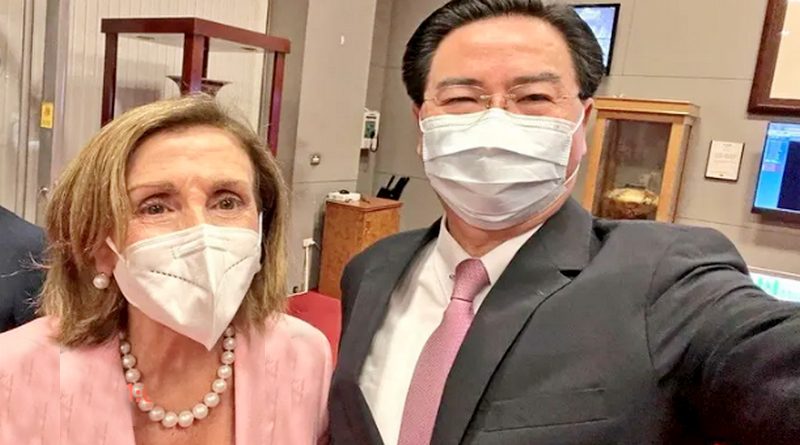 Nancy Pelosi arrives in Taiwan as China puts military on high alert