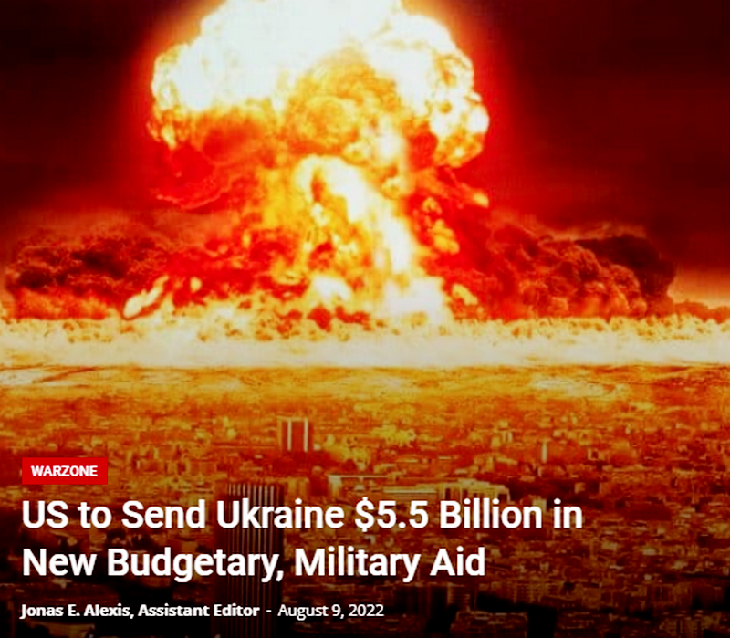 The US to Send Ukraine $5.5 Billion in New Budgetary, Military Aid