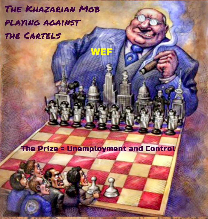 The Khazarian criminals, both Governmental and Corporate, will not escape the jaws of Karma.