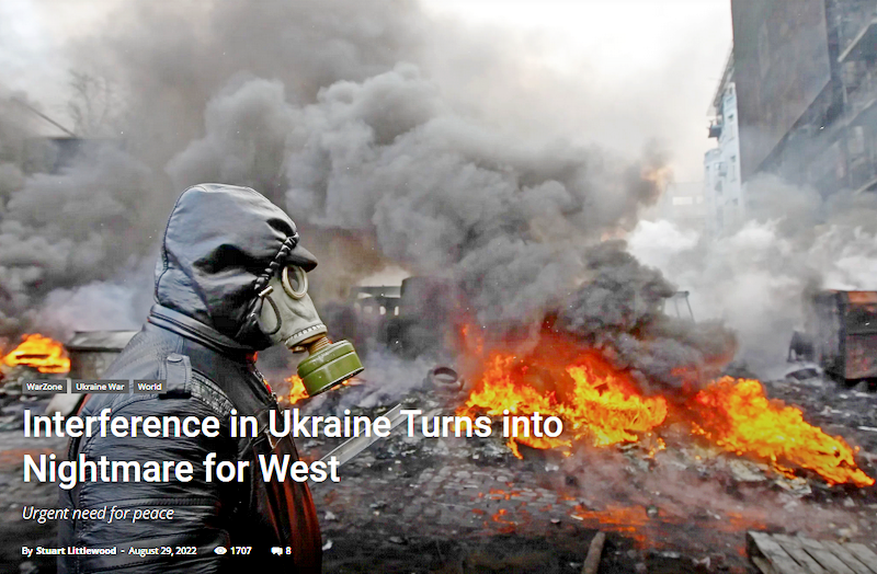 Interference in Ukraine Turns into Nightmare for West