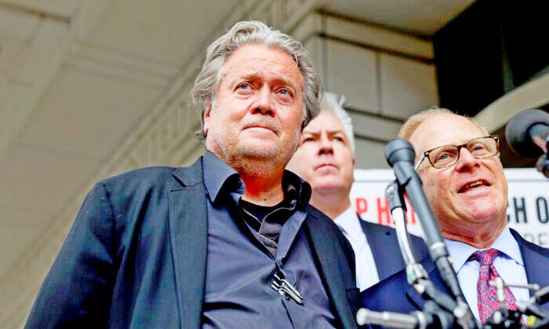 Bannon Accuses Biden of Stirring Anti-Right Hatred After Home ‘Swatted’ Again