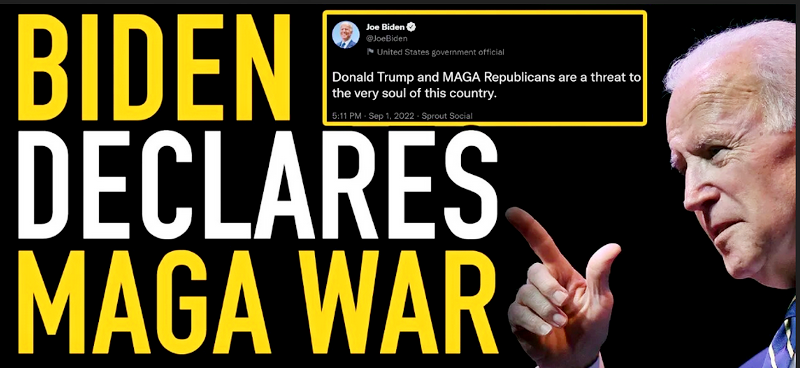 1 Sep.Surprise: Biden Declares War On The Right and MAGA.