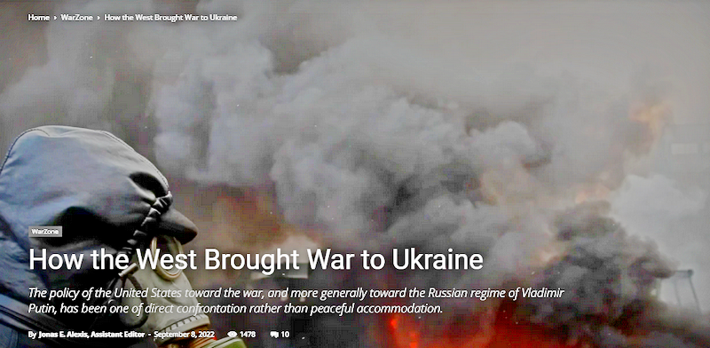 HOW THE WEST BROUGHT WAR TO UKRAINE.