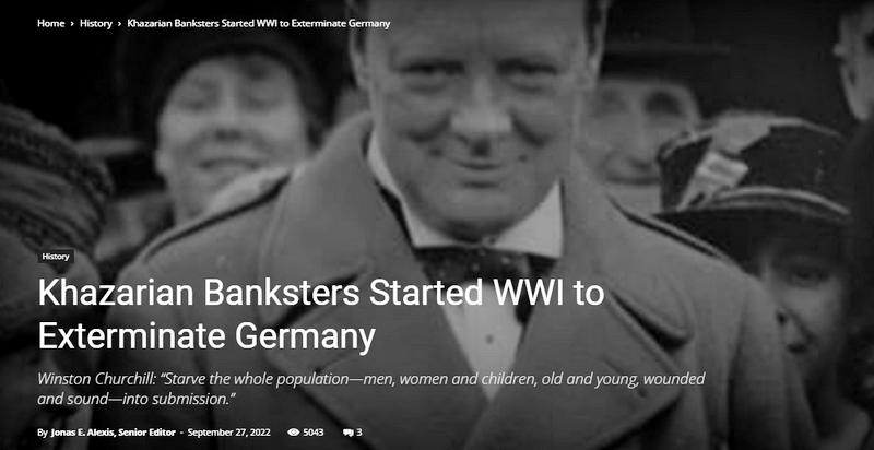 Khazarian Banksters Started WWI to Exterminate Germany.