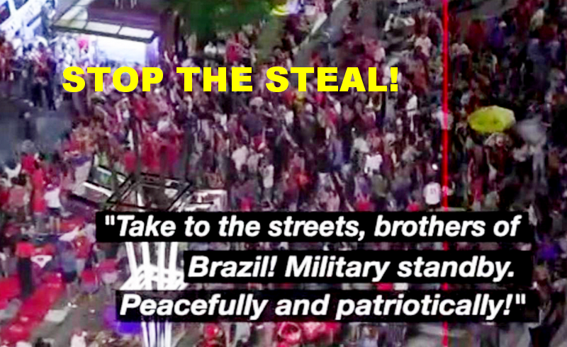 IT’S A COUP: Team Biden Bragged about RIGGING Brazil Election Against President Bolsonaro Before Election Day says Stop the Steal Leader Ali Alexander