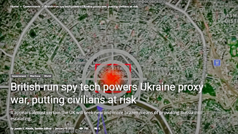 British-run spy tech powers Ukraine proxy war, putting civilians at risk