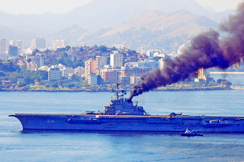 Brazil Sinks 'Toxic' Decommissioned Aircraft Carrier In Atlantic