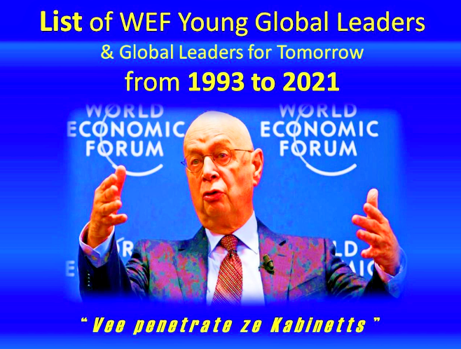 World Economic Forum's Global Leaders of Tomorrow 1993 to 2002