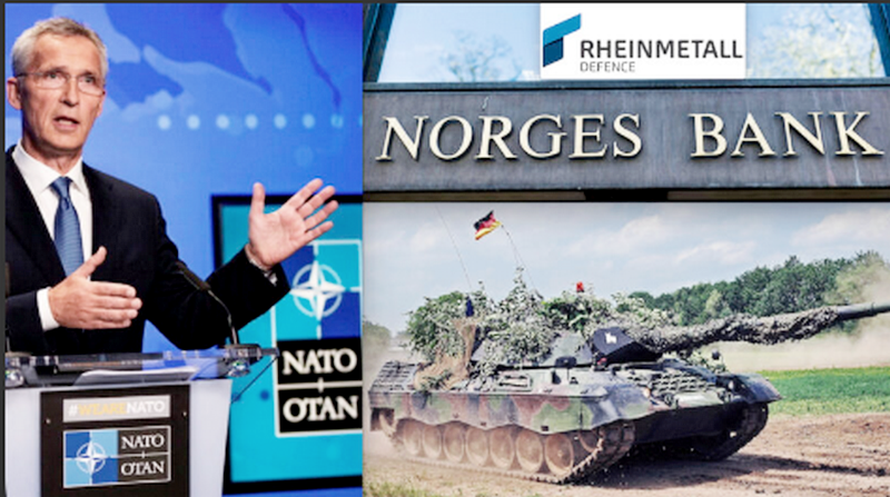 Norges Bank’s Dirty Affairs of War among Stoltenberg, Gates, Nato. Oslo Business on Leopard Tanks for Ukraine after Nord Stream Sabotage