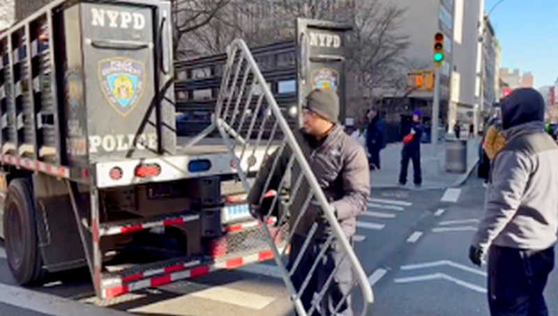 700 NYPD Riot Cops Mobilized, Steel Barriers Deployed Ahead Of Potential Trump Arrest