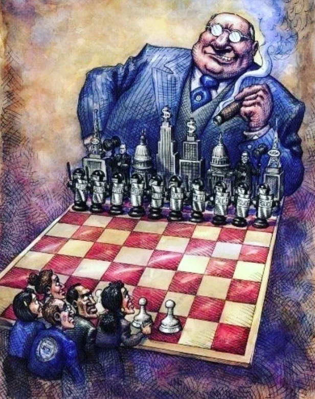 GOVERNMENTAL MOBS PLAYING CHESS WITH THE PEOPLE