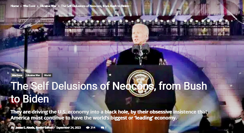 The Self Delusions of Neocons, from Bush to Biden