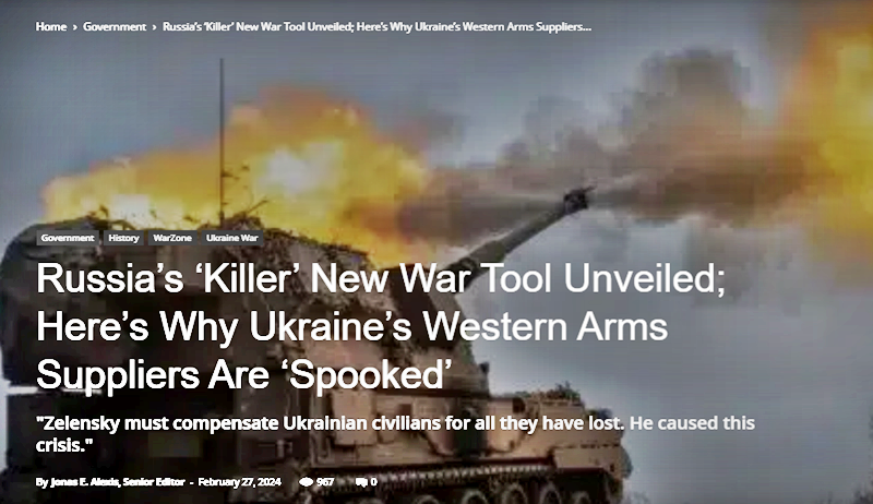 Russia’s ‘Killer’ New War Tool Unveiled; Here’s Why Ukraine’s Western Arms Suppliers Are ‘Spooked’