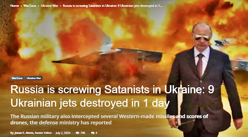 Russia is screwing Satanists in Ukraine: 9 Ukrainian jets destroyed in 1 day