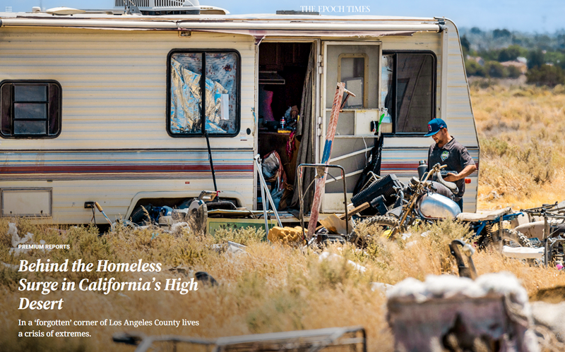 Behind the Homeless Surge in California’s High Desert