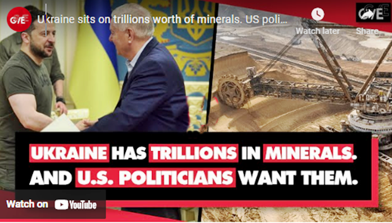 US Senator Lindsey Graham: Ukraine Sits on ‘Trillion Dollars Worth of Minerals That Could Be Good for Our Economy’