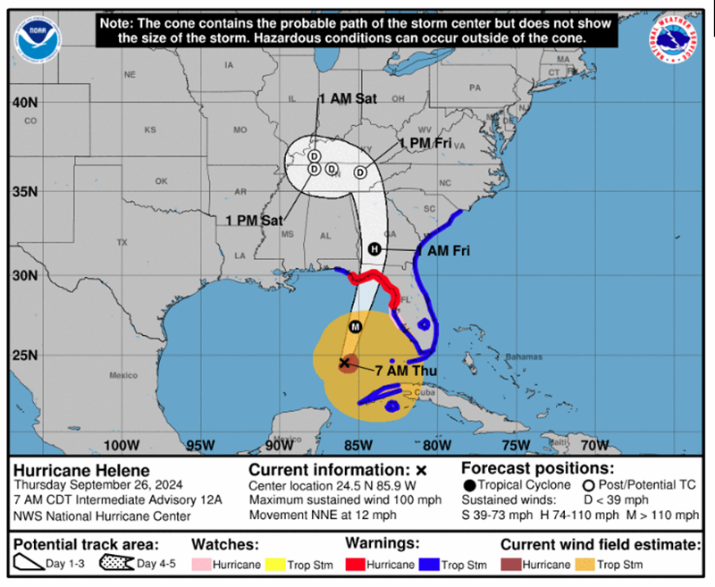 Hurricane Helene Becomes 'Nightmare' Storm