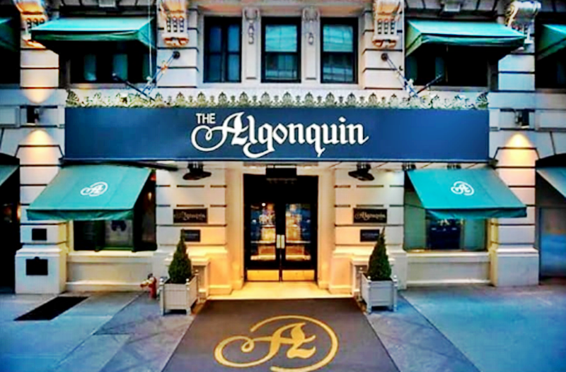 THE ALGONQUIN HOTEL, NYC.