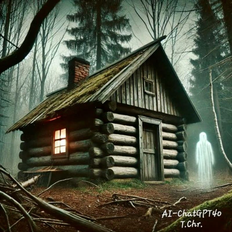 THE OLD LOG CABIN