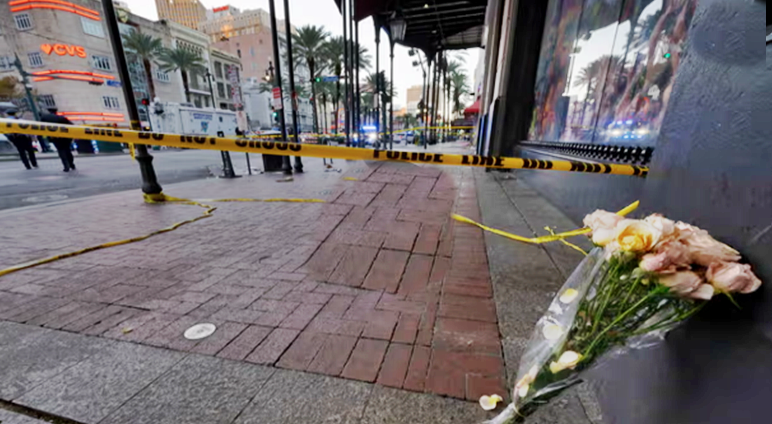 New Orleans truck attack in Bourbon Street